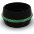 Men's Emerald Studded Wedding Band - Anthony No. 13